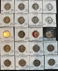 Lot of 20 - Barber & Washington SILVER QUARTERS - 90% Silver