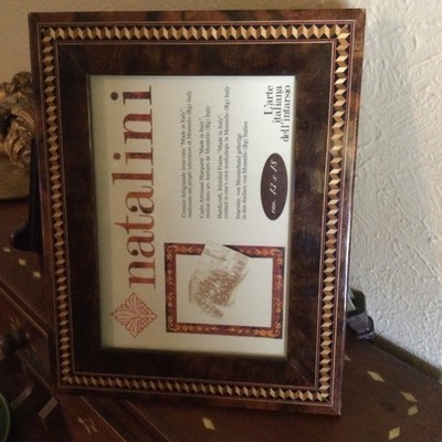 Natalie I Hand Crafted Inlaid Frame Made In Italy