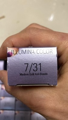 7/31 medium gold ash blonde wella illumina color 60ml