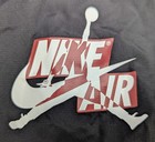 Jordan Jacket Youth Small Black Hooded Full Zip Windbreaker Air Nike Logo EUC !! — photo 3