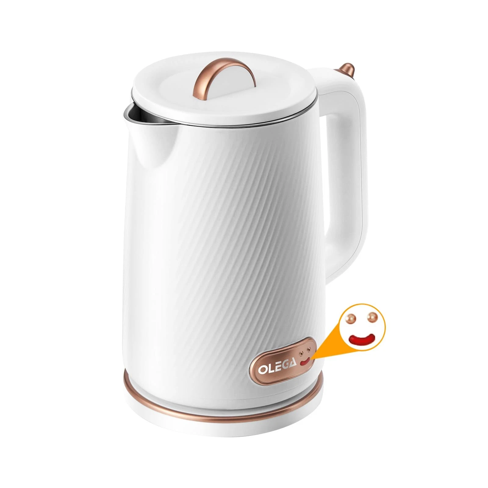 Electric Kettle - 1500W Electric Tea Kettle 1.8L Stainless Steel Inner Electr...