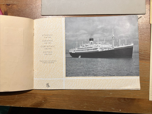 Merchant Navy Shaw Savill Line efemeryda (38) - Zdjęcie 3 z 13