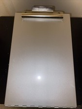 Saunders Heavy Duty Aluminum Metal Clipboard Folder with Storage Case Box Holder