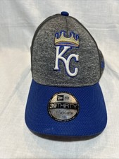 KC Royals Child-Youth Baseball Cap Hat New Era 39Thirty Blue Gray Genuine MLB