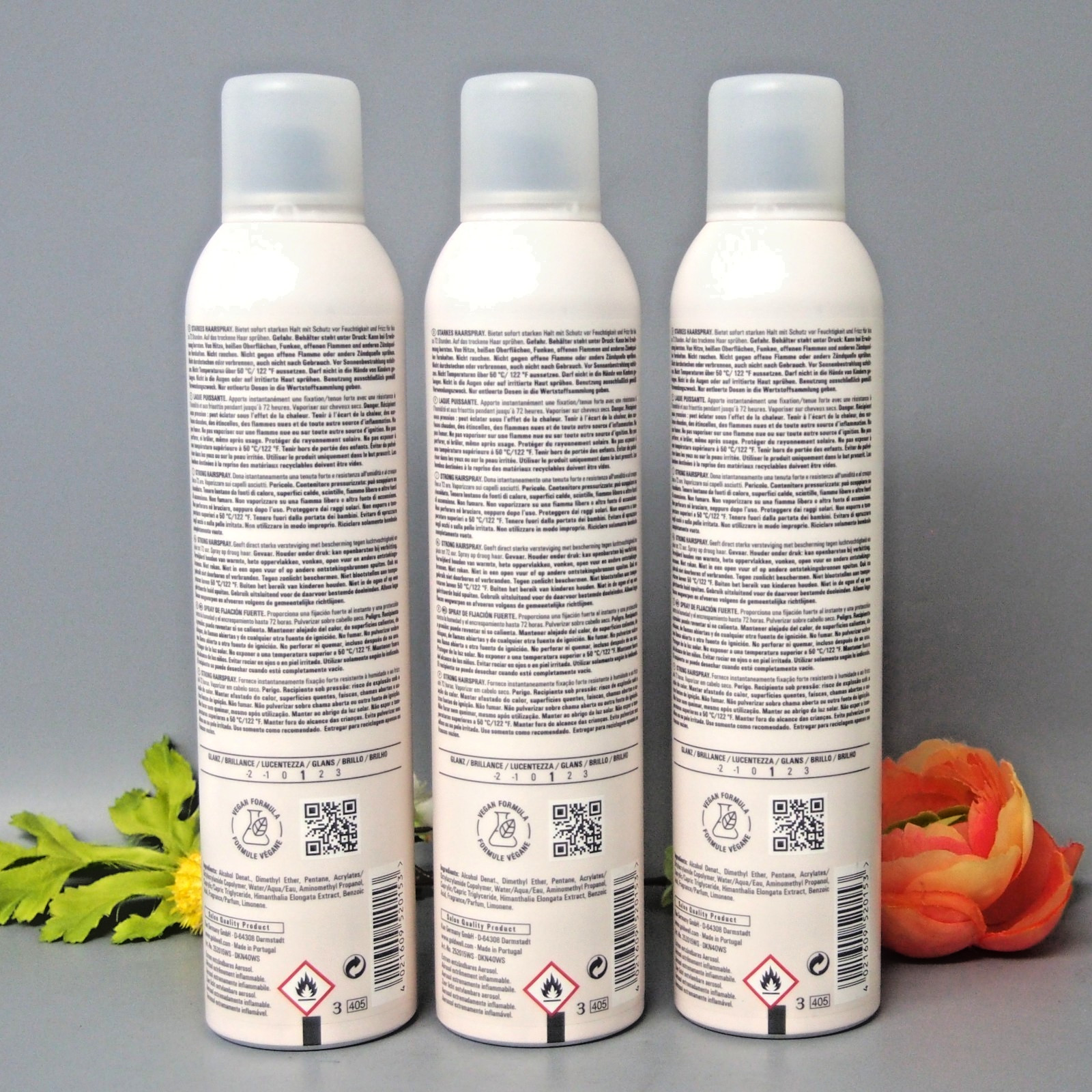 3 PACK Goldwell StyleSign Hold 4 Strong Hairspray 300ml