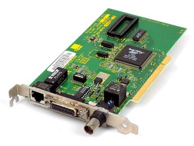 3Com 3C590-C EtherLink III 3C590-COMBO BNC RJ45 DA-15 PCI Adapter Socket Card