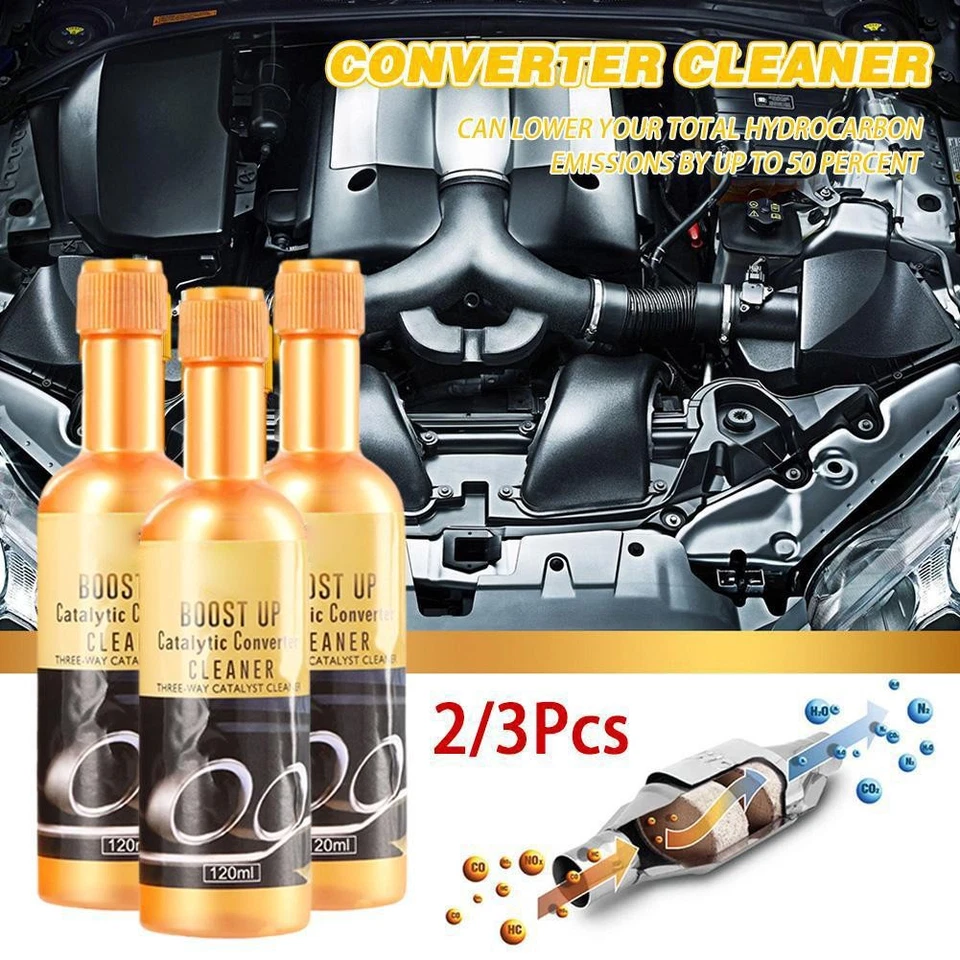 3PCS Boost Up Vehicle Engine Catalytic Converter Cleaner Multipurpose Clean 12`0 - Image 2 of 4