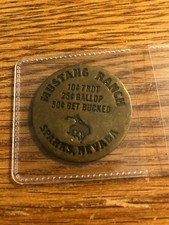 $3 COIN MUSTANG RANCH SPARK NEVADA 10 TROT 25 SALLOP
