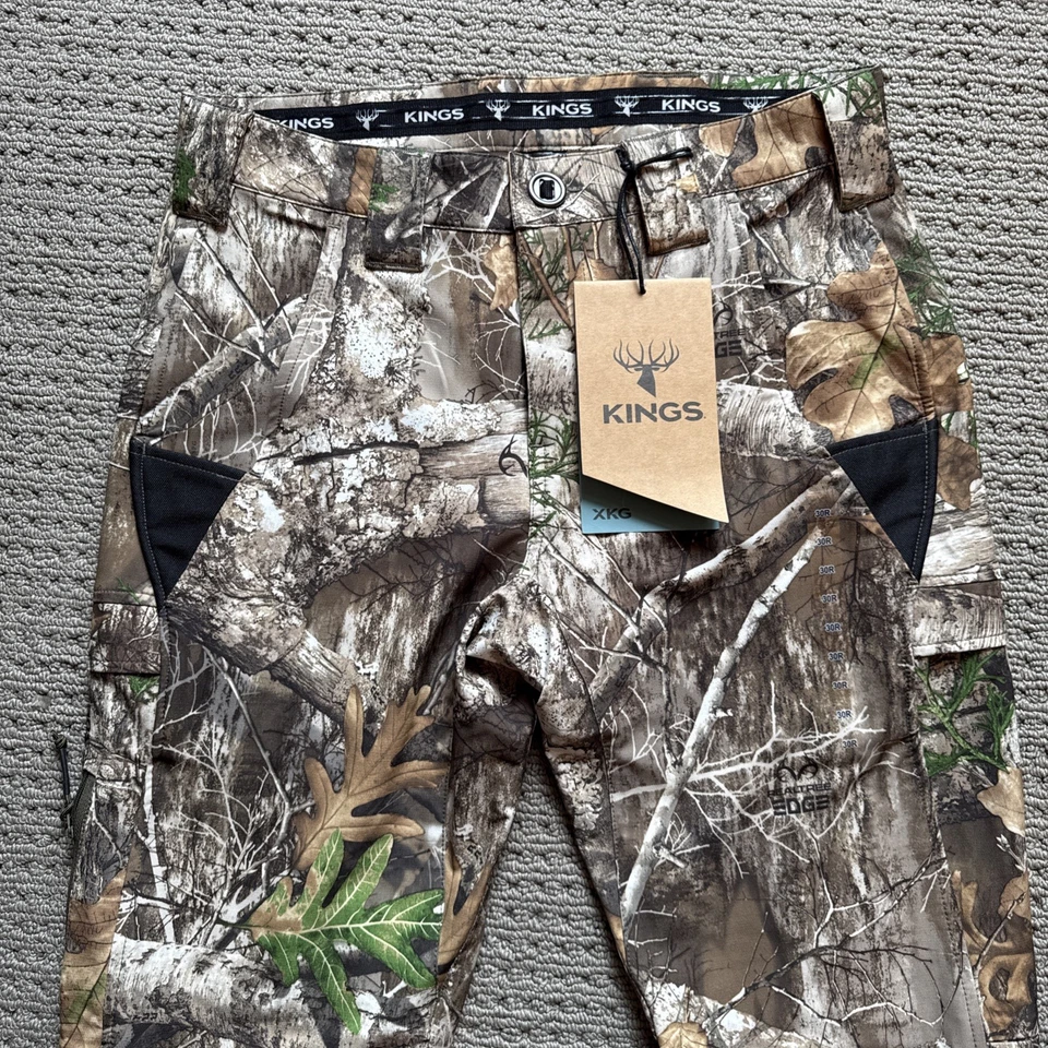 KINGS CAMO XKG Men’s Ridge Pant. size 30R. RealTree Edge. Brand New with tags. - Image 3 of 4