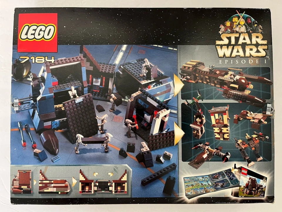 Lego 7184 STAR WARS TRADE FEDERATION DROID TRANSPORT 2000 NIB Rare! - Image 2 of 4