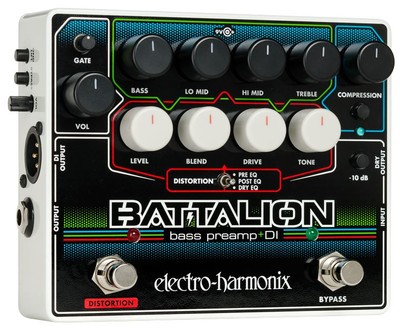Electro-Harmonix Battalion Bass Preamp & DI pedal