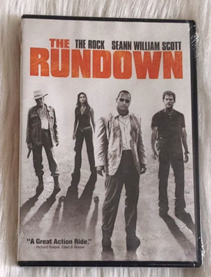 The Rundown (DVD) The Rock, Rosario Dawson, Christopher Walken - Sealed, New