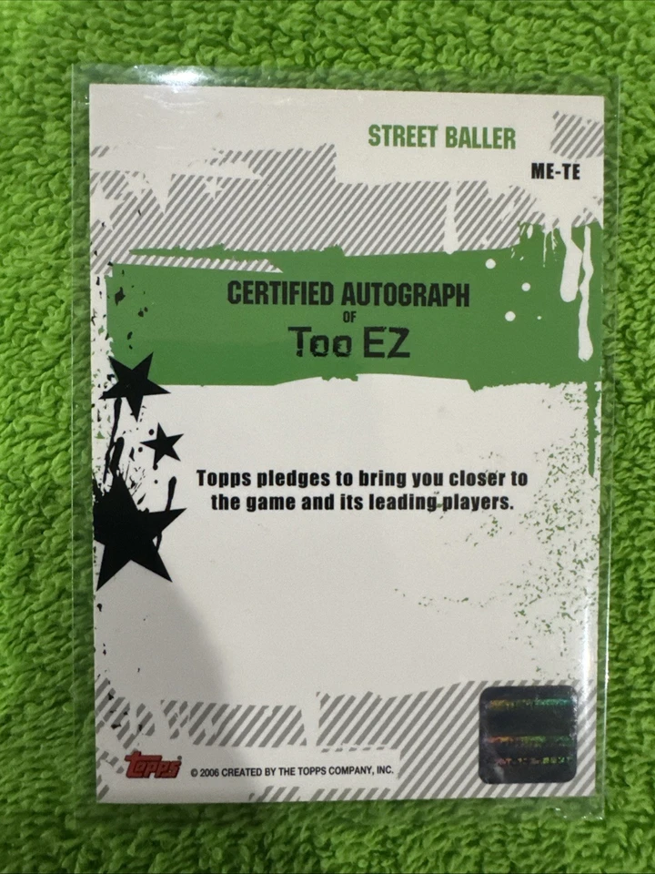 2006-07 Topps Marks of Excellence Too EZ #ME-TE Auto - Image 2 of 2