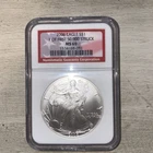 2006 American Silver Eagle NGC MS69 1 of First 50,000 Struck 1oz Silver .999