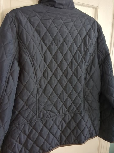Charter Club Jacket Womens Size L Black Quilted Full Zip Front - Picture 8 of 8