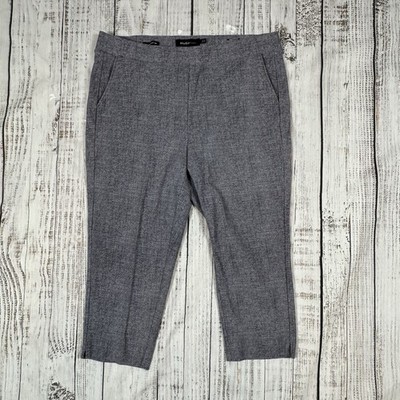 Torrid Studio Capri Pants Size 3XS Ponte High Rise Pull On Pockets Pixie Gray