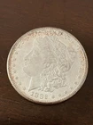 circulated 1882 United States Morgan Silver Dollar coin