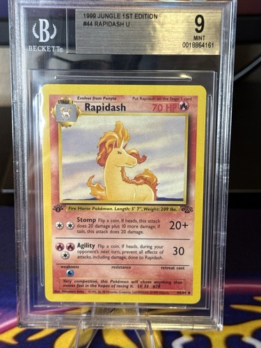 Rapidash (1st Edition) graded BGS 9 for sale on eBay