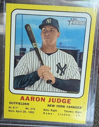 2018 Topps Heritage - 1969 Collector Cards Aaron Judge #69CC-AJ