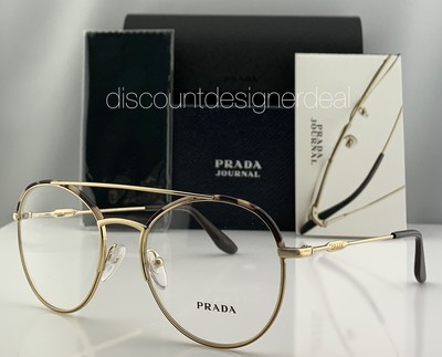 prada gold frame eyeglasses