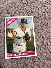 2015 Topps Heritage High Number #601 Michael Blazek Milwaukee Brewers