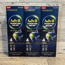  3 Advil Targeted Relief Pain Relieving Cream Up to 8 Hours of Powerful Relief