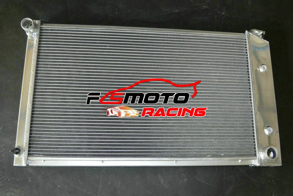 Radiador + cubierta + ventiladores para Pontiac Firebird Esprit Formula V6 V8 AT 1970-1981 Foto 3 de 4