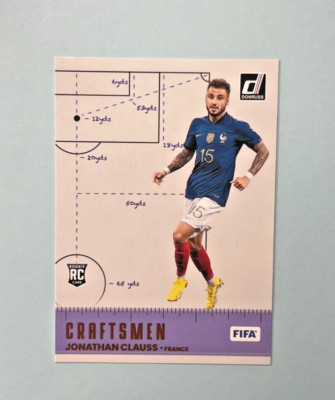2022-23 Donruss Soccer FIFA Craftsmen Jonathan Clauss RC #13 France