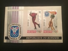 ICOLLECTZONE Burundi 232B Imperf Sheet Olympics  VF NH
