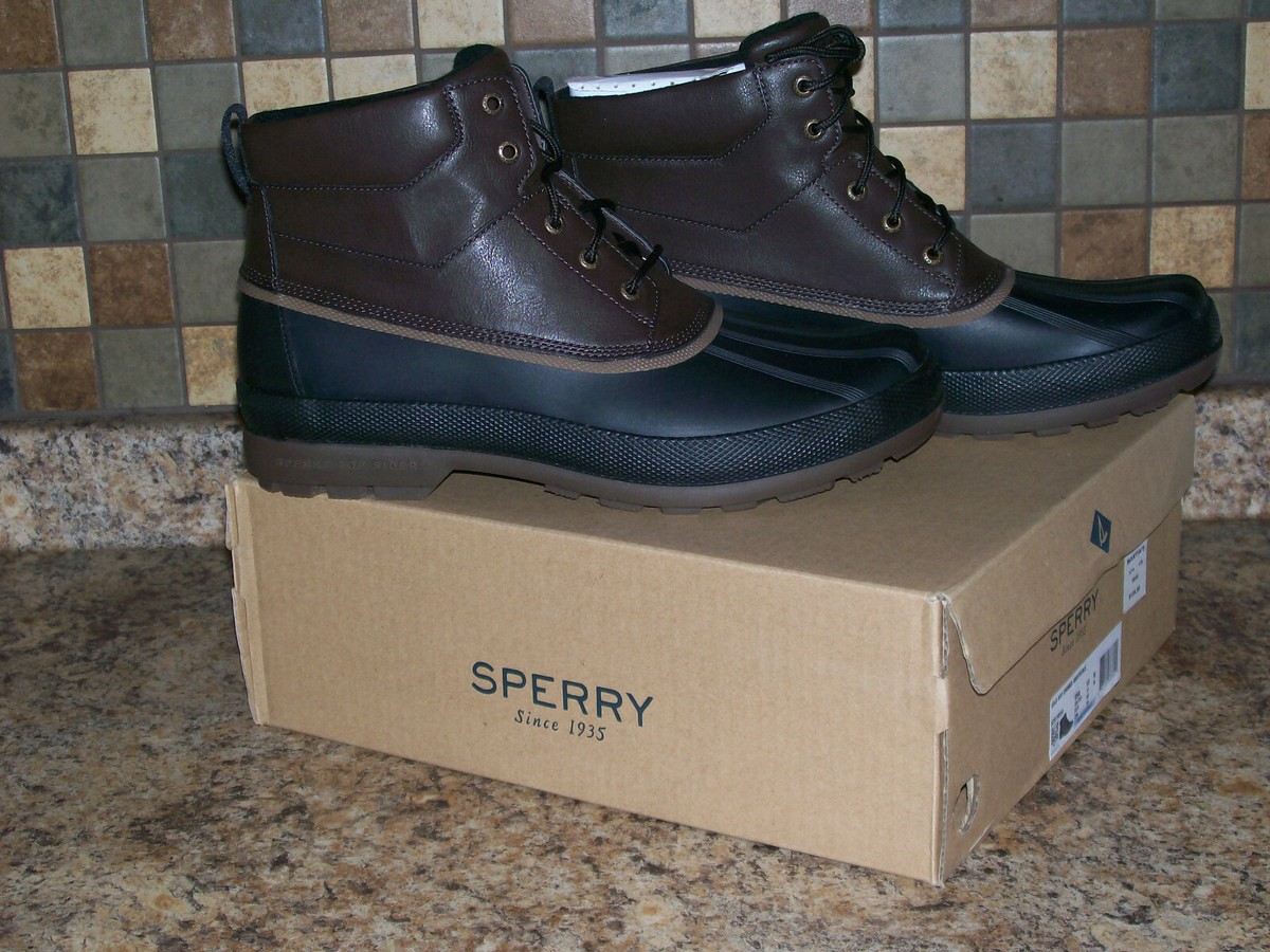 Sperry Mens Cold Bay Chukka Boot Pair Amaretto Style Brown w Black Size 10 Sperry - Brandclub - Sperry Mens Cold Bay Chukka Boots  main image 3