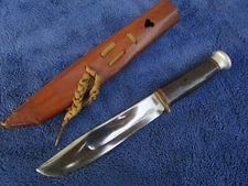 VERY NICE VINTAGE ORIGINAL US MARBLE`S 6" BLADE IDEAL KNIFE AND ORIGINAL SHEATH
