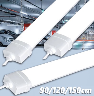 Led Unterbau-Leuchte 90/120/150cm Küchen-Unterbau-Lampe 230V Möbelleuchte Küche