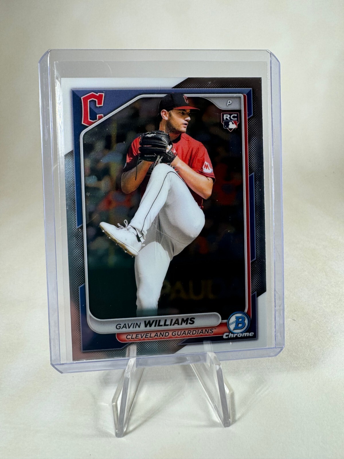 2024 Bowman Chrome #77 Gavin Williams RC