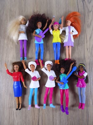 Sammlung Konvolut Burger King Mini-Barbies 9 pcs. wie abgebildet (16301)