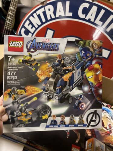LEGO Avengers camion à démonter super-héros 76143 pas de capitaine ou d'hawkeye - Photo 1/3