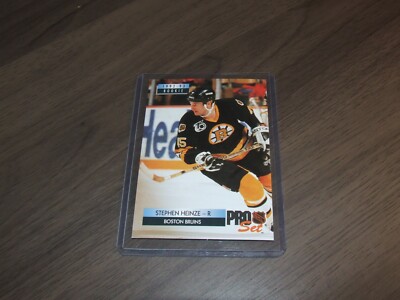 1992-93 pro set rookie # 220 stephen heinze