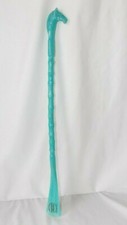Vintage Western Airlines Blue Plastic Horsehead Shoe Horn 19.5"