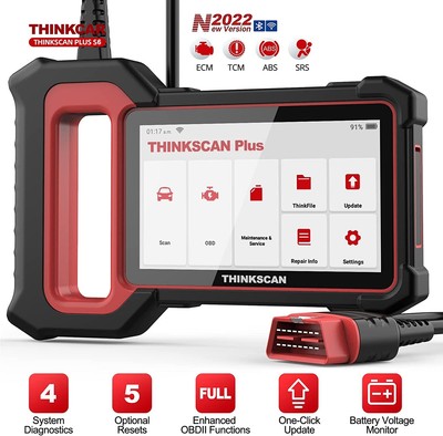 ThinkCar Thinkscan Plus S6 Car OBD2 Scanner ABS SRS Code Reader Diagnostic Tool