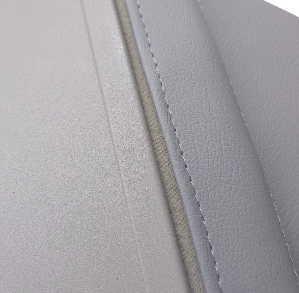 Se adapta a Dodge Ram 1500 1994-2001, 2500 PVC cuero parasoles cubierta gris Foto 3 de 4