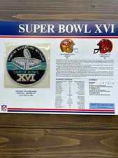 The Official NFL Super Bowl Patch Collection Super Bowl 16 49'ers vs Bengals