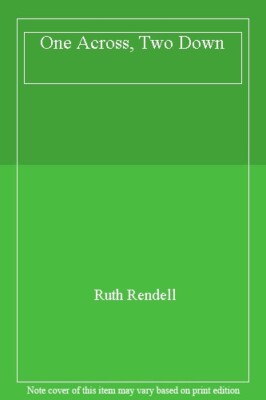 One Across, Two Down,Ruth Rendell- 9780091058401