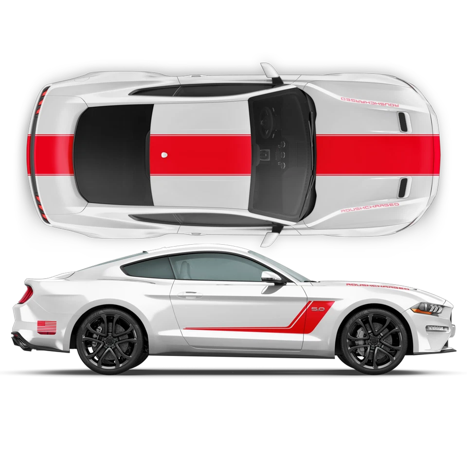 Rayas de carreras Roush Stage3 para Mustang 2015-2019  Foto 2 de 4