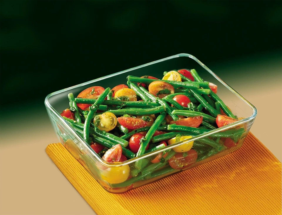 Pyrex Cook& Store Food Rectangular Baking Storage Serving Dish with Plastic Lid - Image 3 of 4