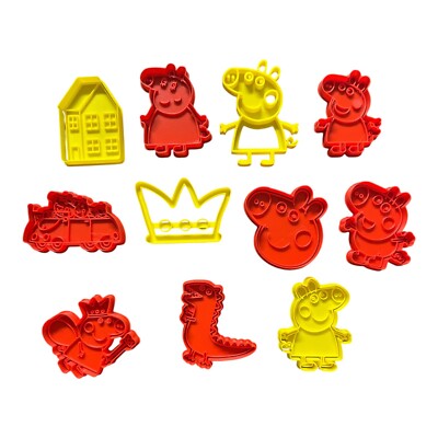Cookie Cutter Set Peppa Pig. Baking Molds Cookies. Cookie Cutters