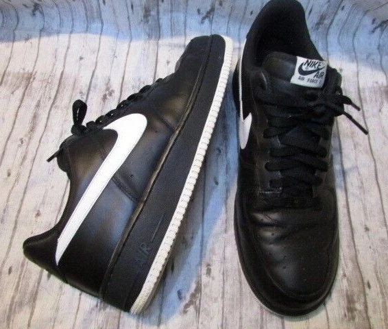 Nike Air Force 1 Low 07 Men s Size 14 Black White eBay