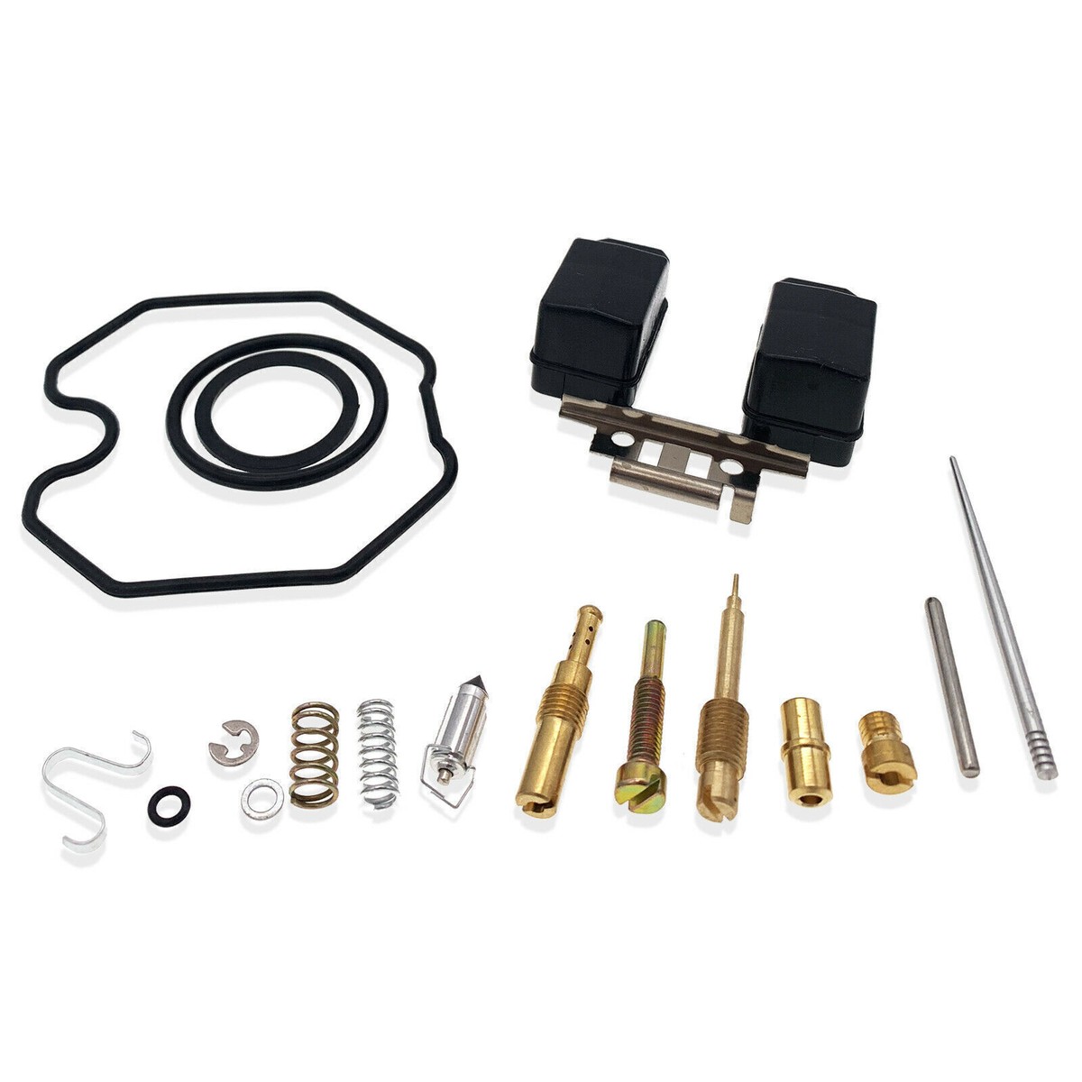 New Carburetor Repair Rebuild Kit Fits Honda XR100 XR100R XR200 XR200R Carb - Foto 3