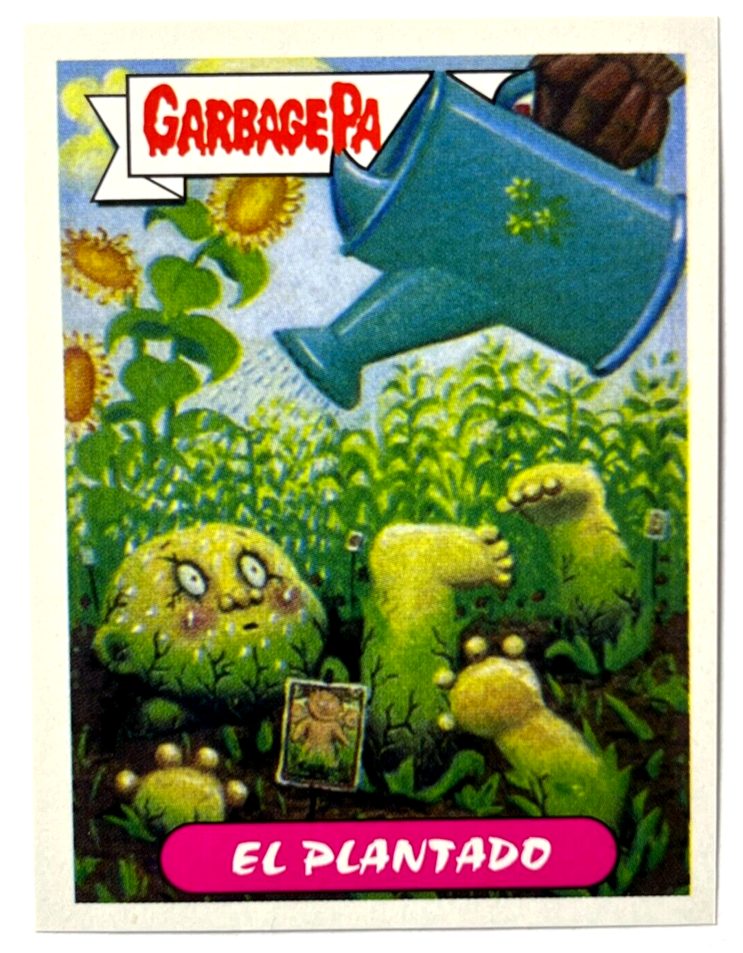 1988 GARBAGE PAIL KIDS Sticker Reedition #048 SEEDY SYDNEY Peru Edition