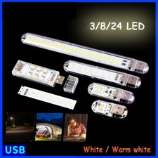 Mini Portable USB LED Flexible Night Light Desk Reading Lights for Laptop Mobile