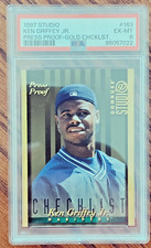 1997 Donruss Studio Gold Press Proof /500 Ken Griffey Jr #163 PSA 6 EX-MT  POP 1