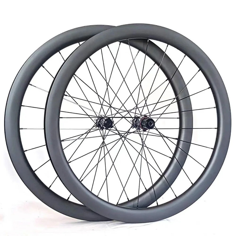 700C Ultra-Light Carbon Gravel Wheels 40-60mm Deep 34mm Wide Tubeless Ready